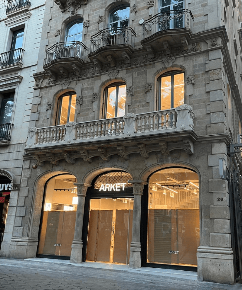 The first ARKET shop in Spain